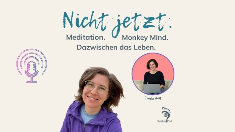 Beitragsbild zur Podcastfolge 16, Titel und Porträts von Peggy und Tanja Hug.